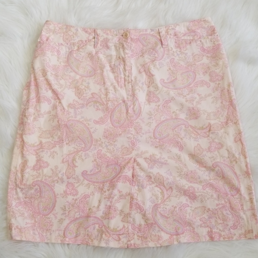 Jones New York Sport paisley skirt.  Size 12